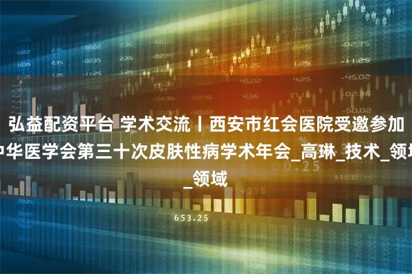 弘益配资平台 学术交流丨西安市红会医院受邀参加中华医学会第三十次皮肤性病学术年会_高琳_技术_领域